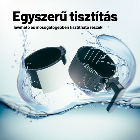 Lauben Hot Air Fryer 2500WT - Forró levegős fritőz Lauben Hot Air Fryer 2500WT - Forró levegős fritőz